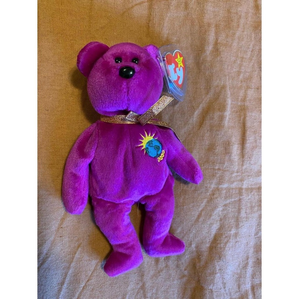 Ty Beanie Baby Bear Millennium January 1 1999 sku51